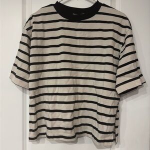 Zara women’s oversized striped tshirt